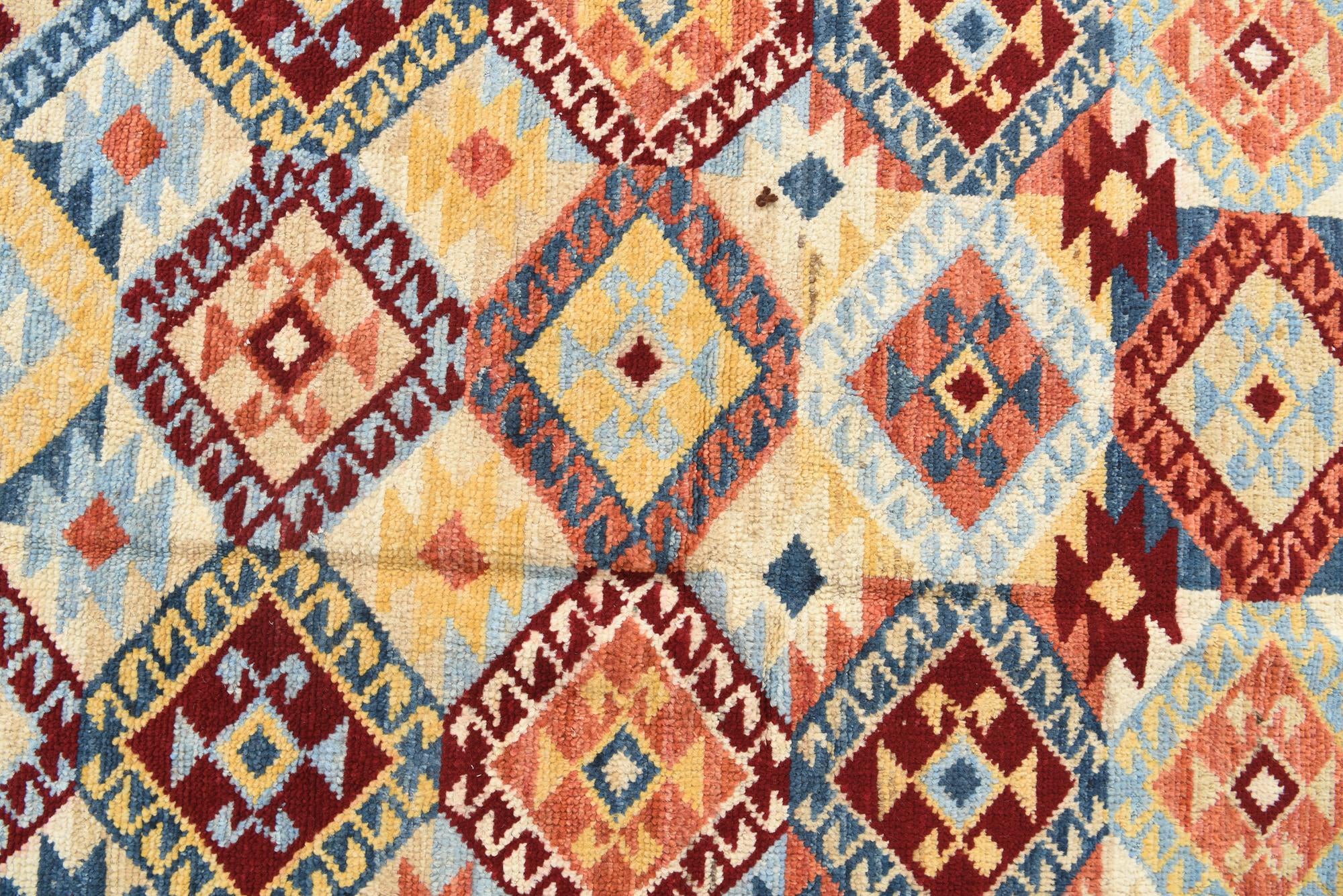 6' 4 x 10' 1 Hand Knotted Darya Wool Rug