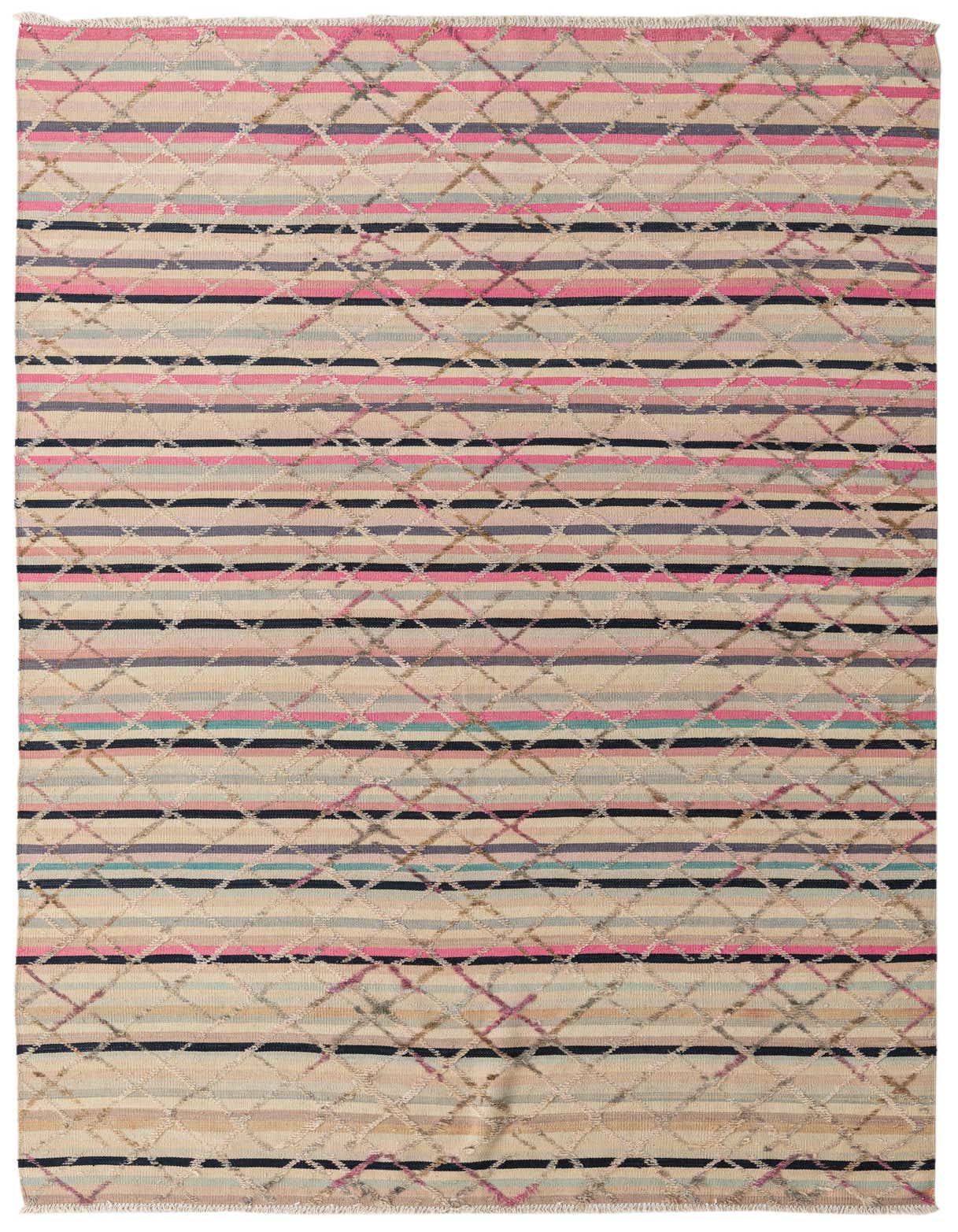 6' 3 x 10' 3 Hand Knotted Darya Wool Rug