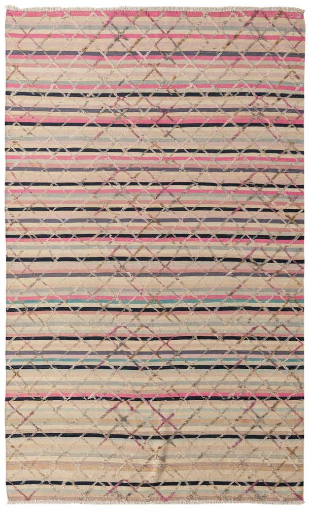 6' 3 x 10' 3 Hand Knotted Darya Wool Rug