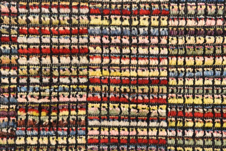 Detail image of 4' 10 x 6' 8 Hand Knotted Darya Wool Rug