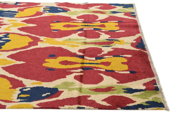 5' 2 x 8' 8 Hand Knotted Darya Wool Rug