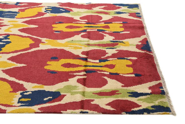Detail image of 5' 2 x 8' 8 Hand Knotted Darya Wool Rug
