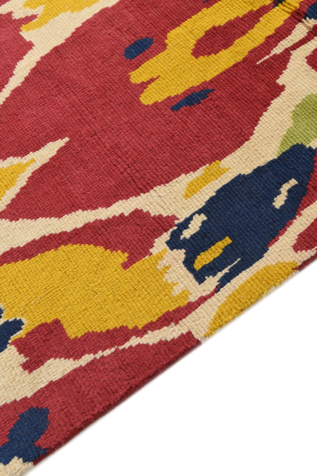 5' 2 x 8' 8 Hand Knotted Darya Wool Rug