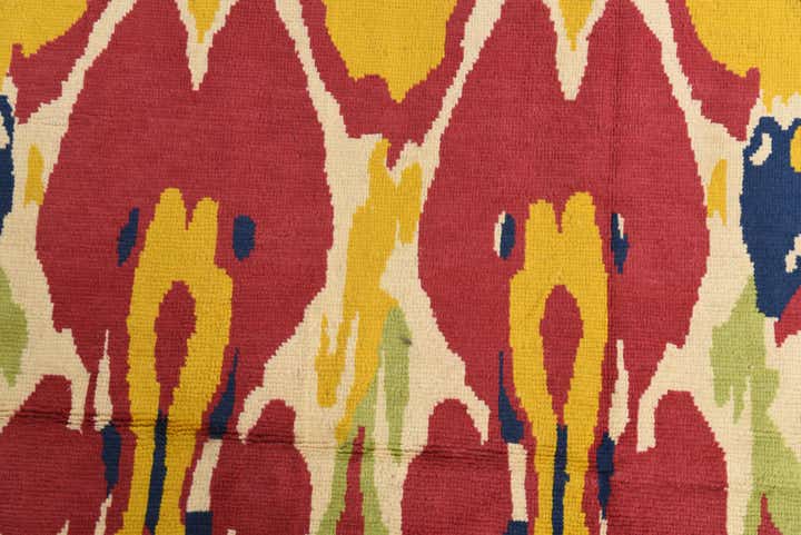 5' 2 x 8' 8 Hand Knotted Darya Wool Rug