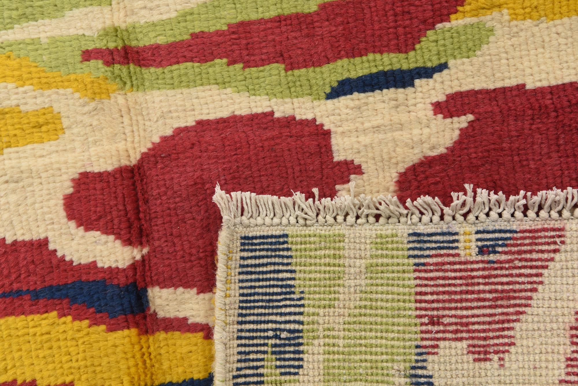 5' 2 x 8' 8 Hand Knotted Darya Wool Rug