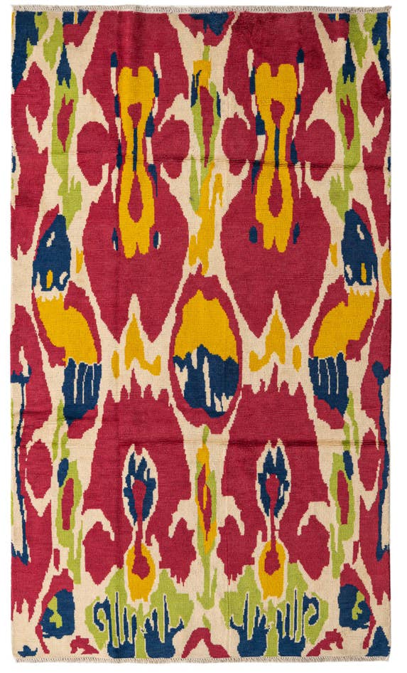 Detail image of 5' 2 x 8' 8 Hand Knotted Darya Wool Rug