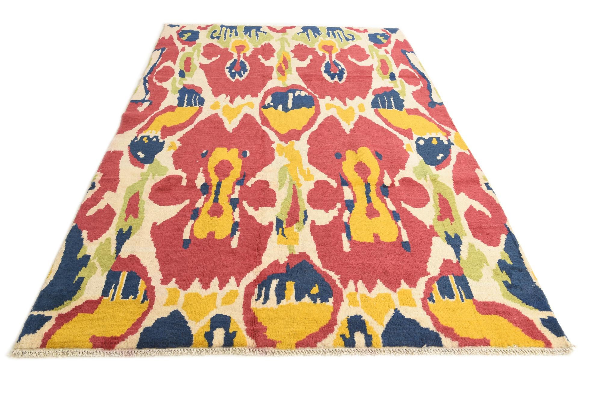 6' 5 x 10' Hand Knotted Darya Wool Rug