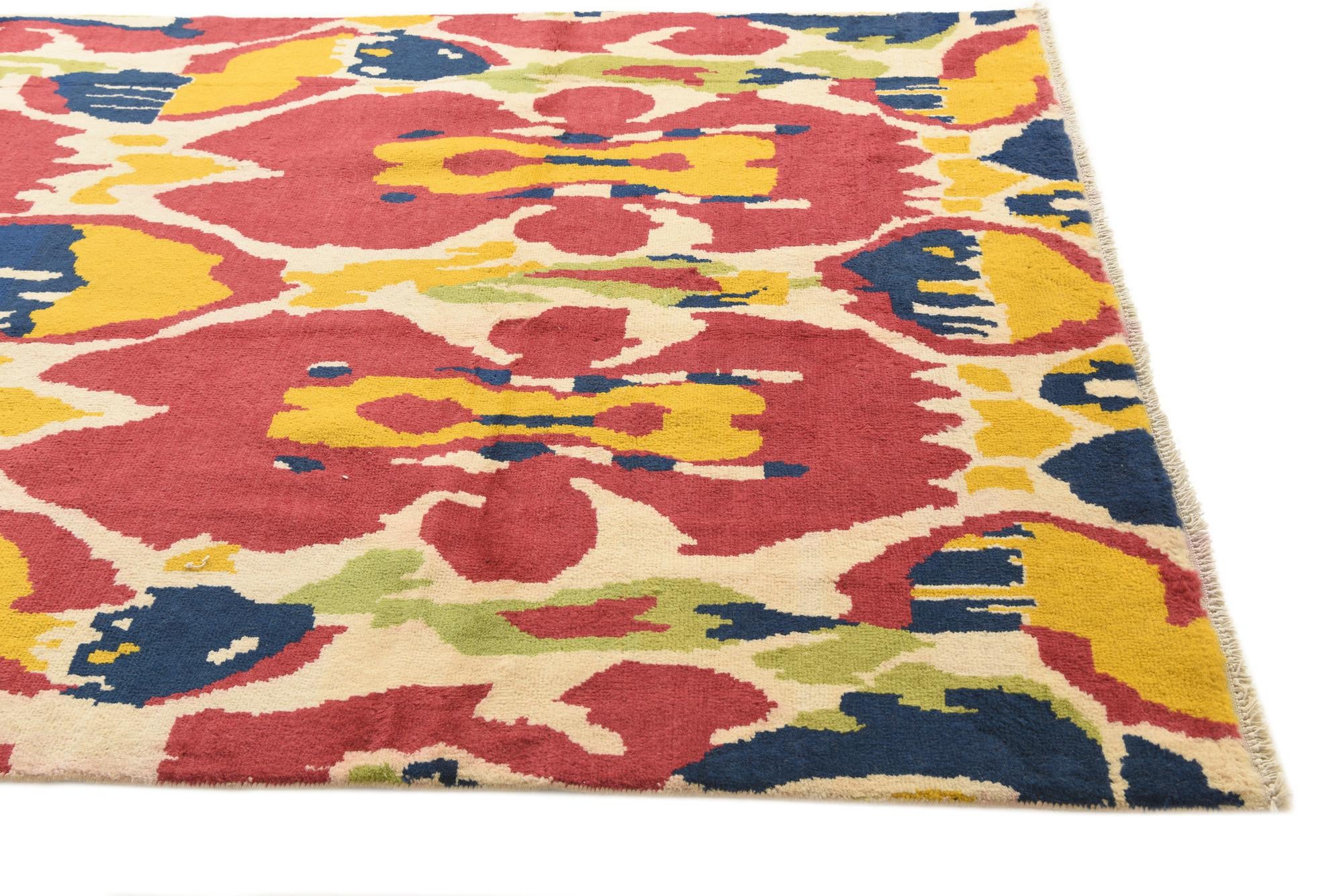 6' 5 x 10' Hand Knotted Darya Wool Rug