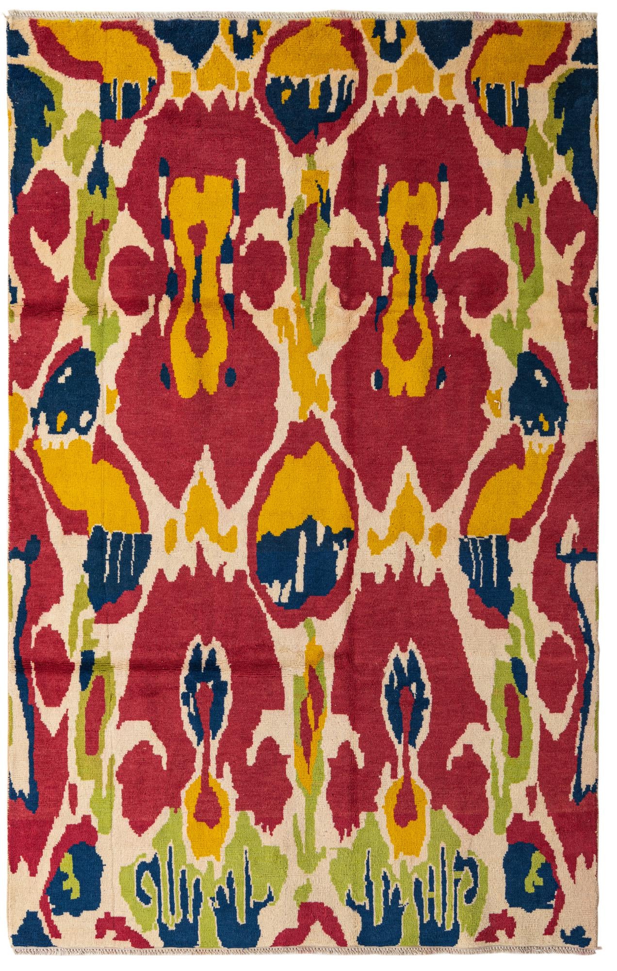 6' 5 x 10' Hand Knotted Darya Wool Rug