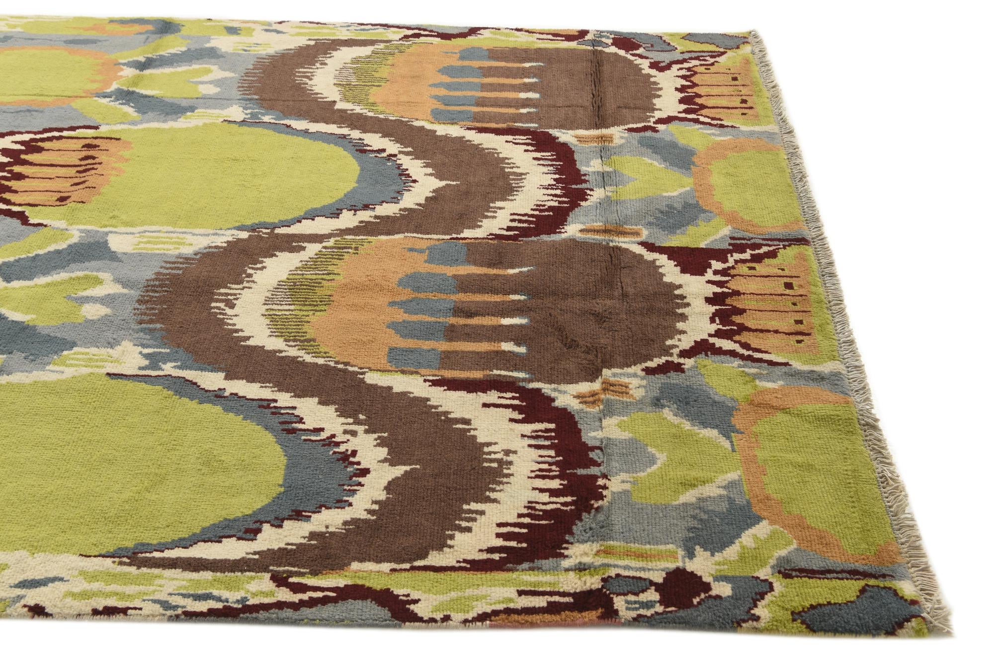 6' 2 x 8' 4 Hand Knotted Darya Wool Rug
