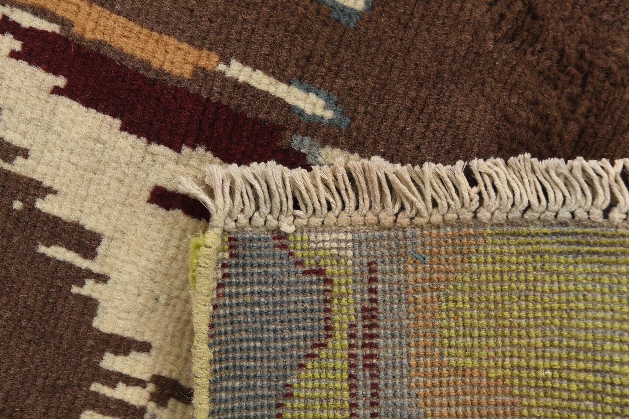 6' 2 x 8' 4 Hand Knotted Darya Wool Rug
