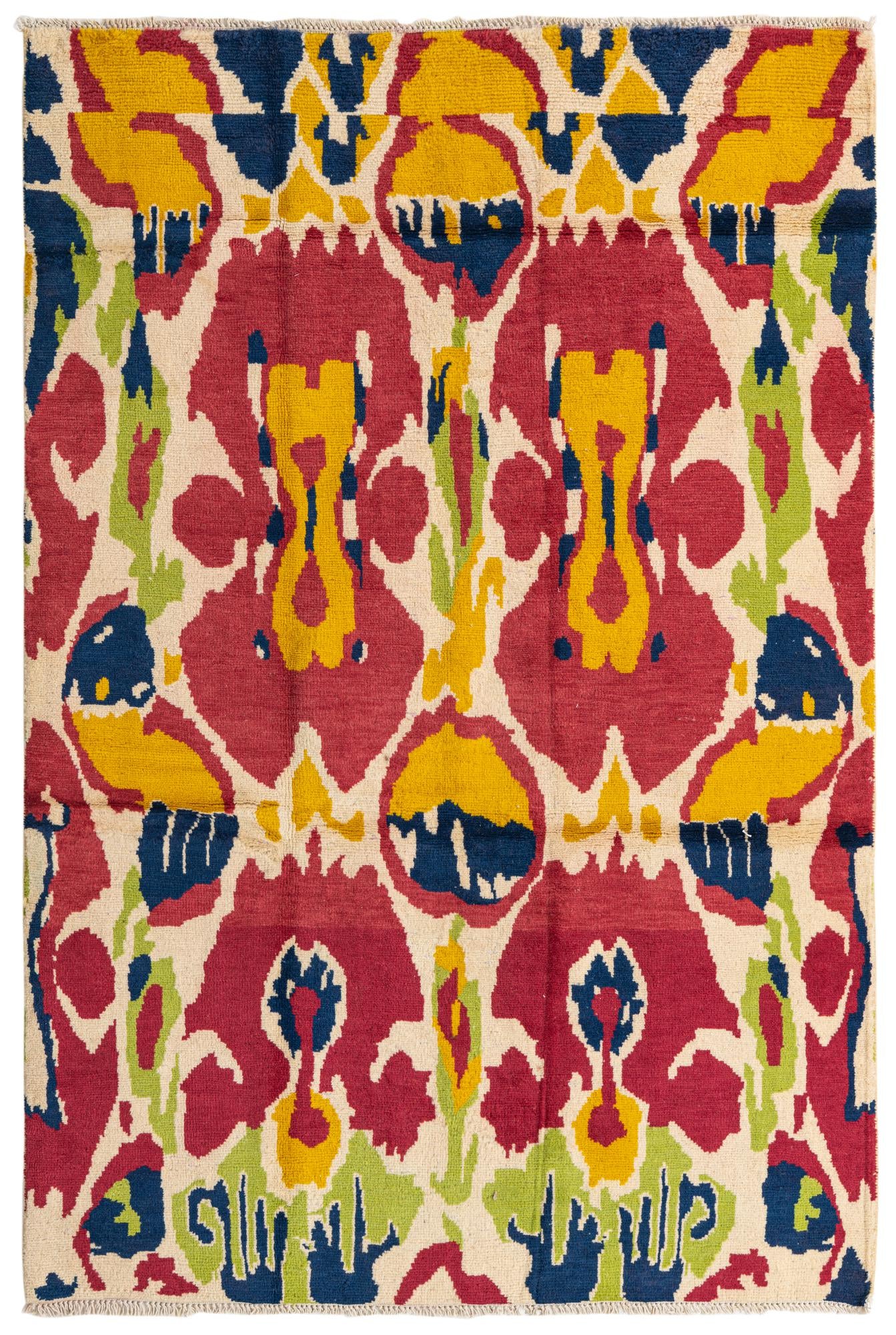 5' 4 x 8' Hand Knotted Darya Wool Rug