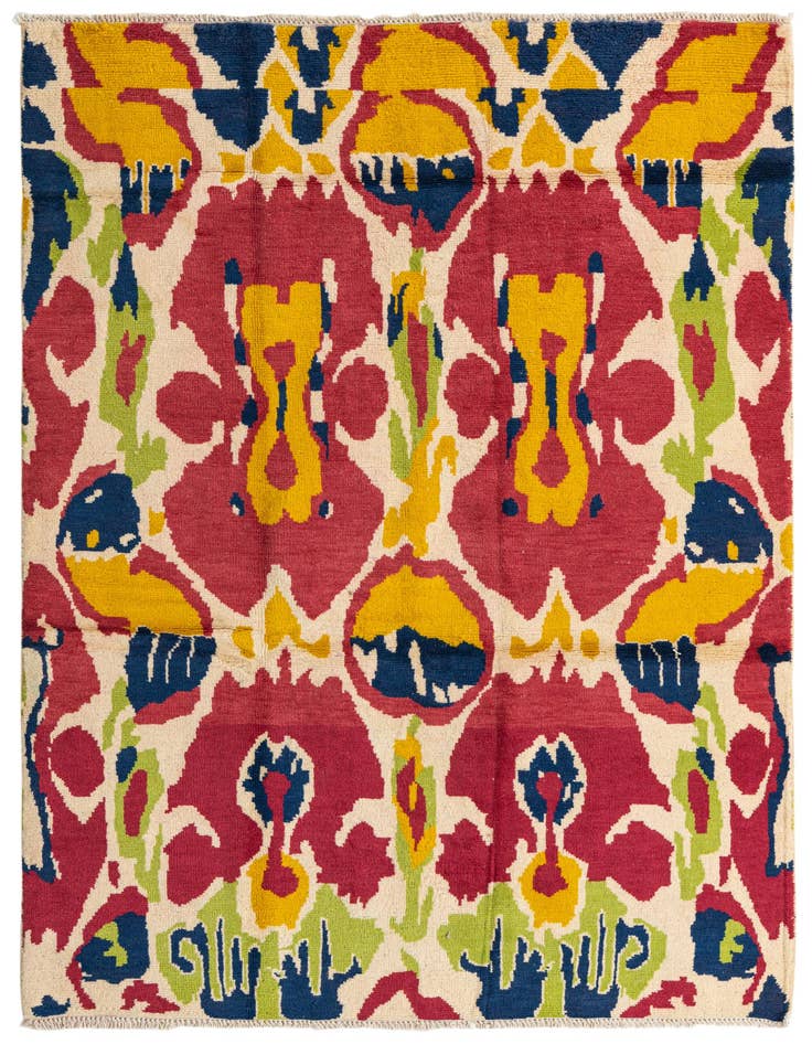 Detail image of 5' 4 x 8' Hand Knotted Darya Wool Rug