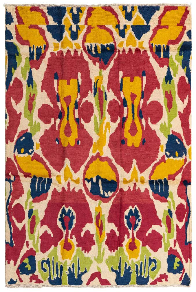 5' 4 x 8' Hand Knotted Darya Wool Rug