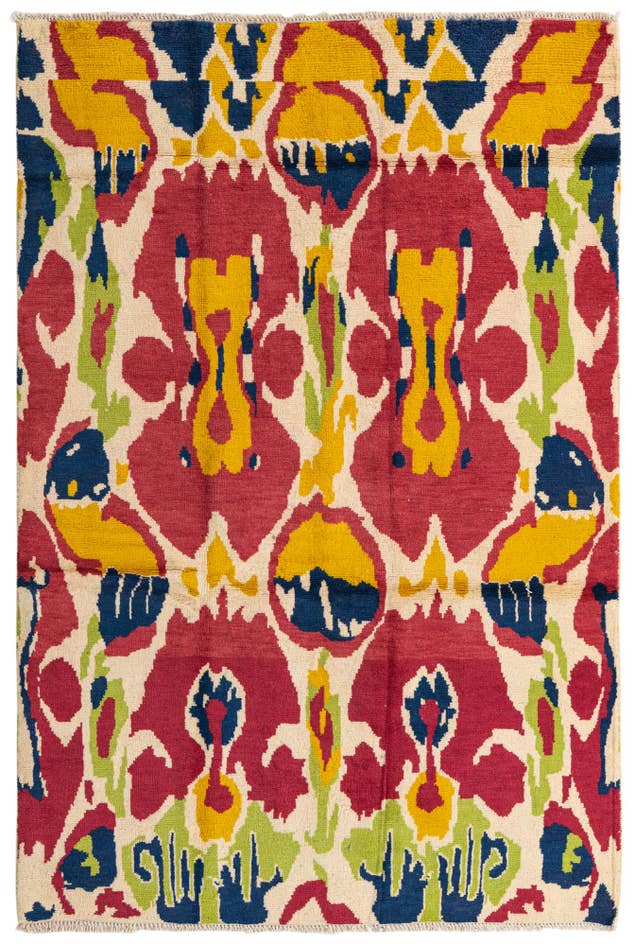 Detail image of 5' 4 x 8' Hand Knotted Darya Wool Rug