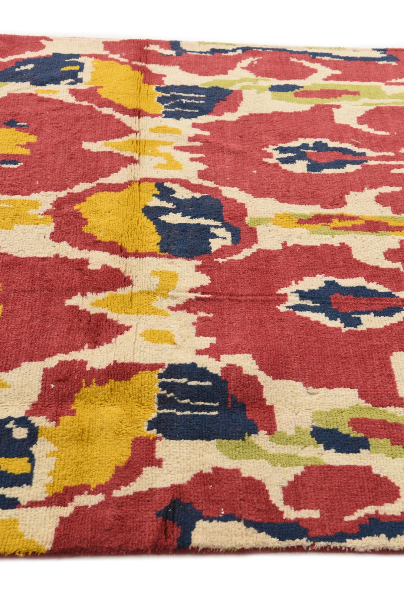 4' 7 x 6' 10 Hand Knotted Darya Wool Rug