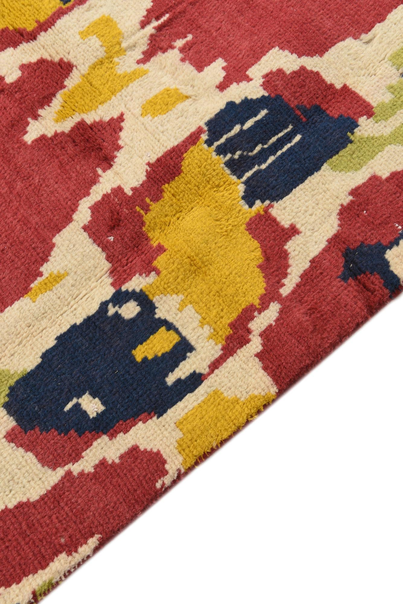 4' 7 x 6' 10 Hand Knotted Darya Wool Rug