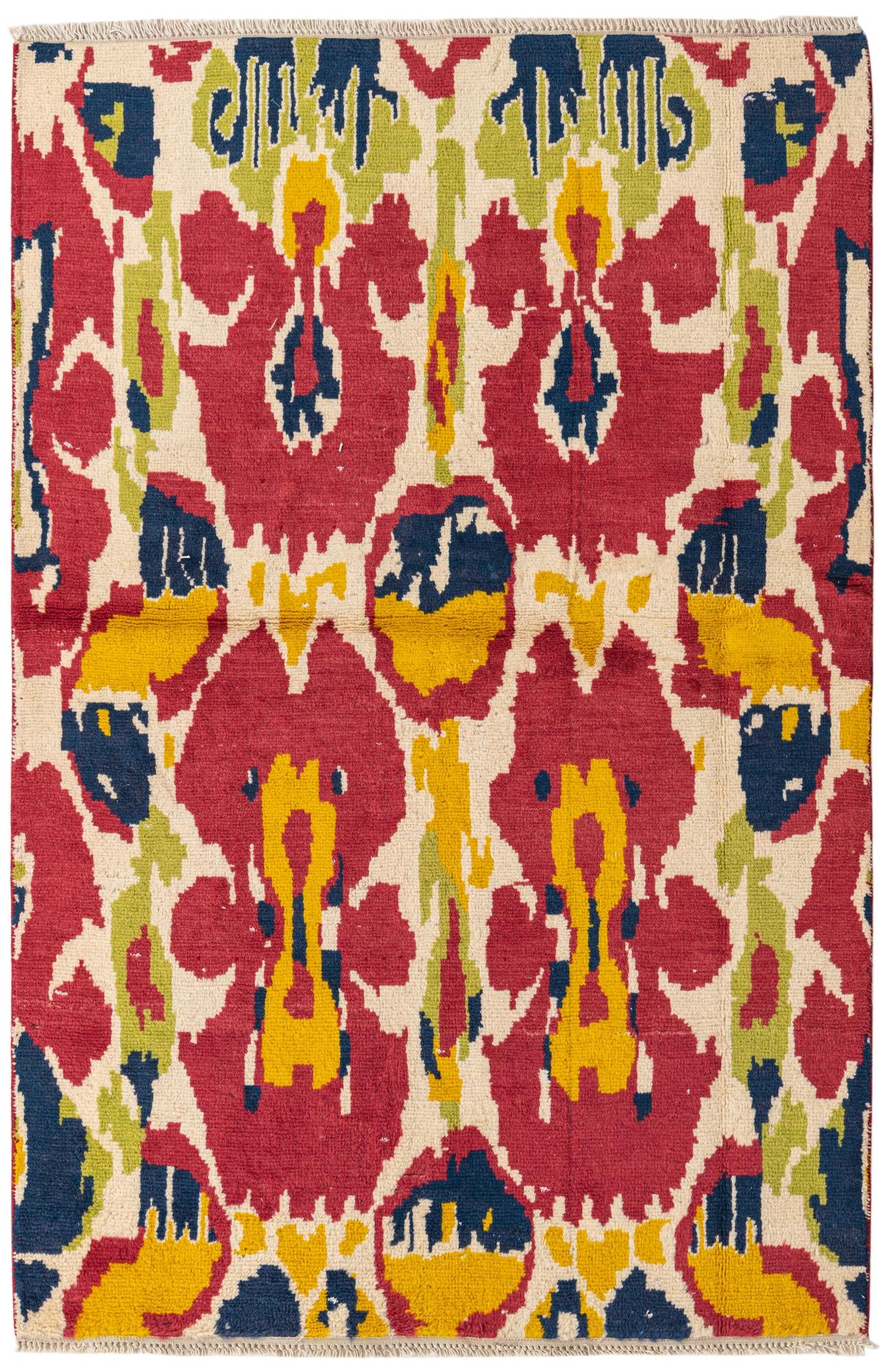 4' 7 x 6' 10 Hand Knotted Darya Wool Rug