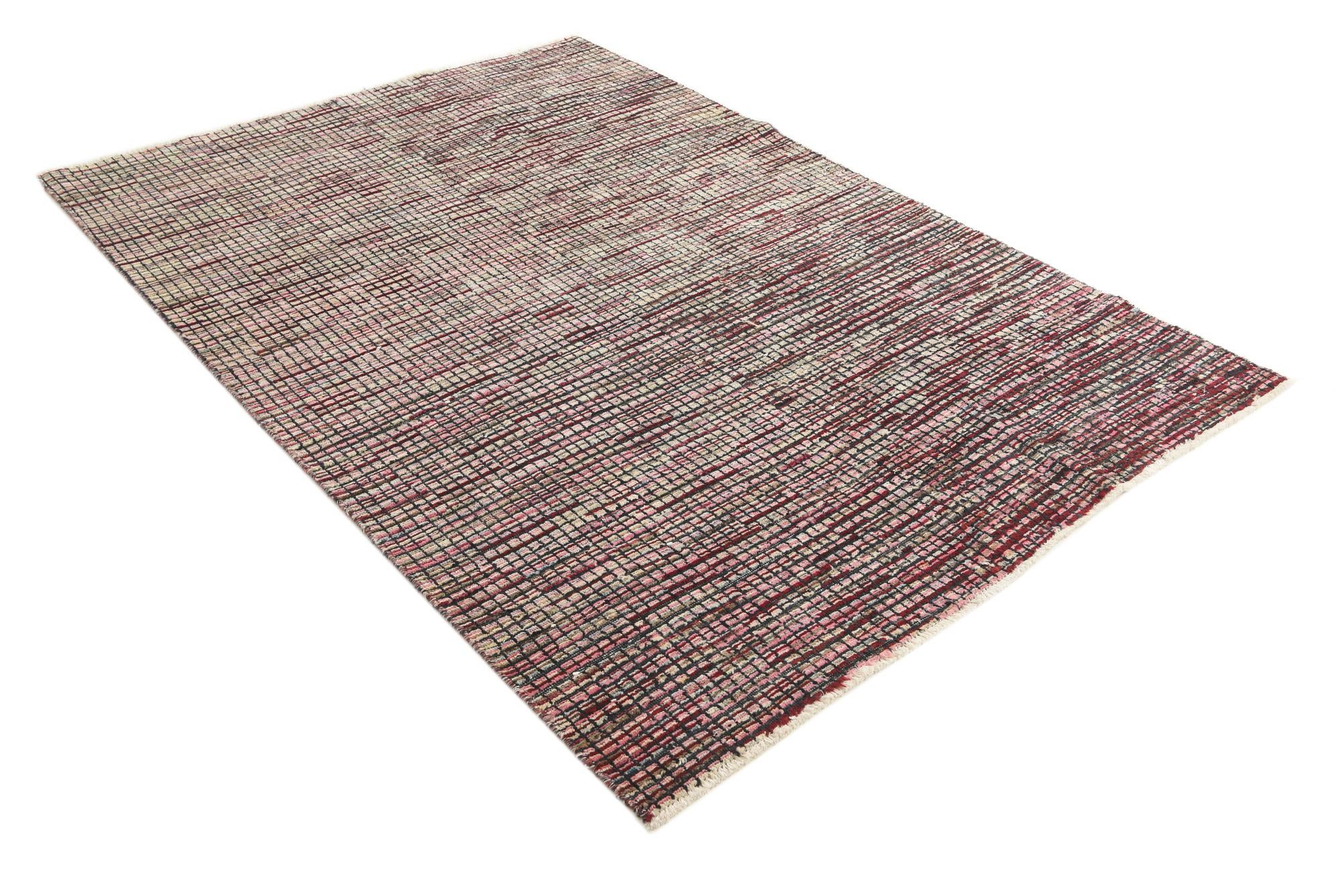 5' 8 x 8' Hand Knotted Darya Wool Rug