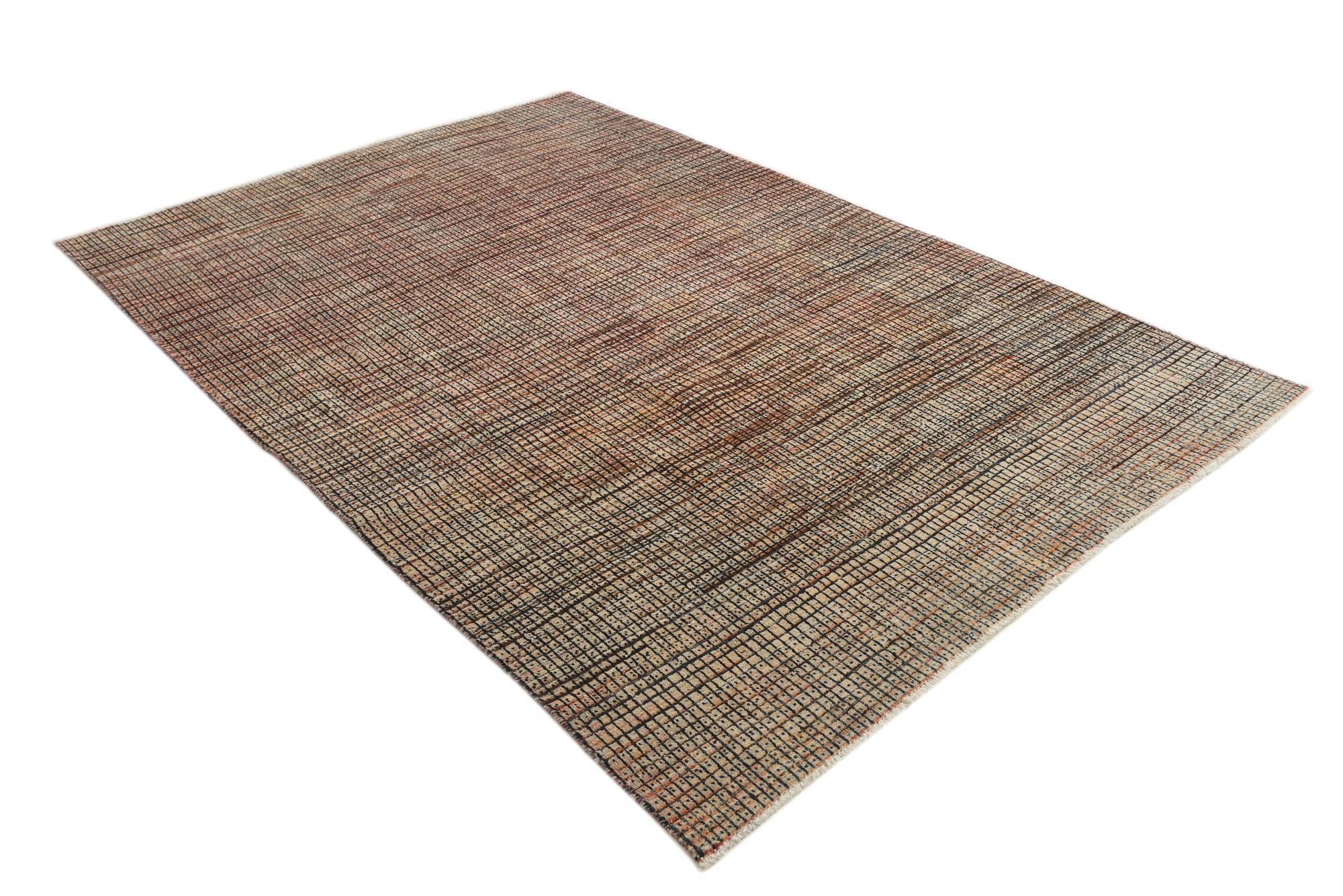 6' 1 x 9' 2 Hand Knotted Darya Wool Rug