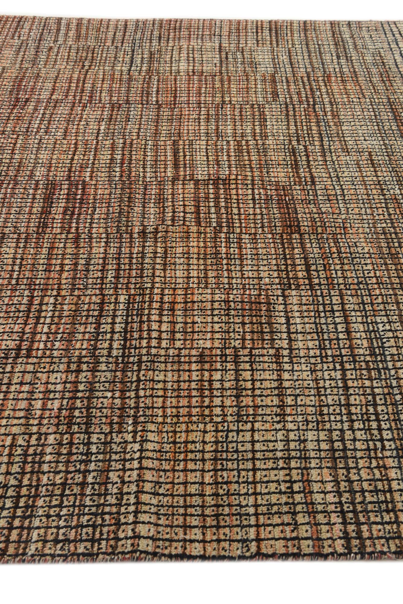 6' 1 x 9' 2 Hand Knotted Darya Wool Rug