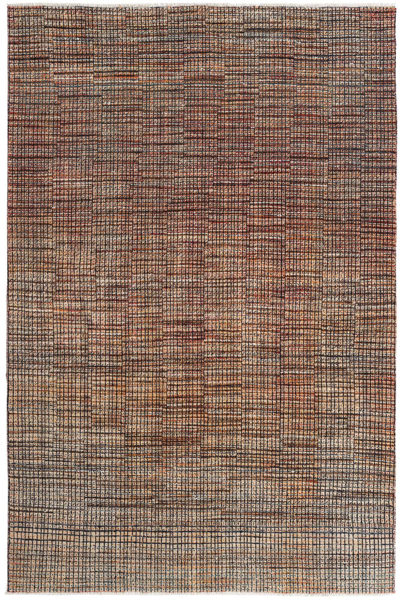 6' 1 x 9' 2 Hand Knotted Darya Wool Rug