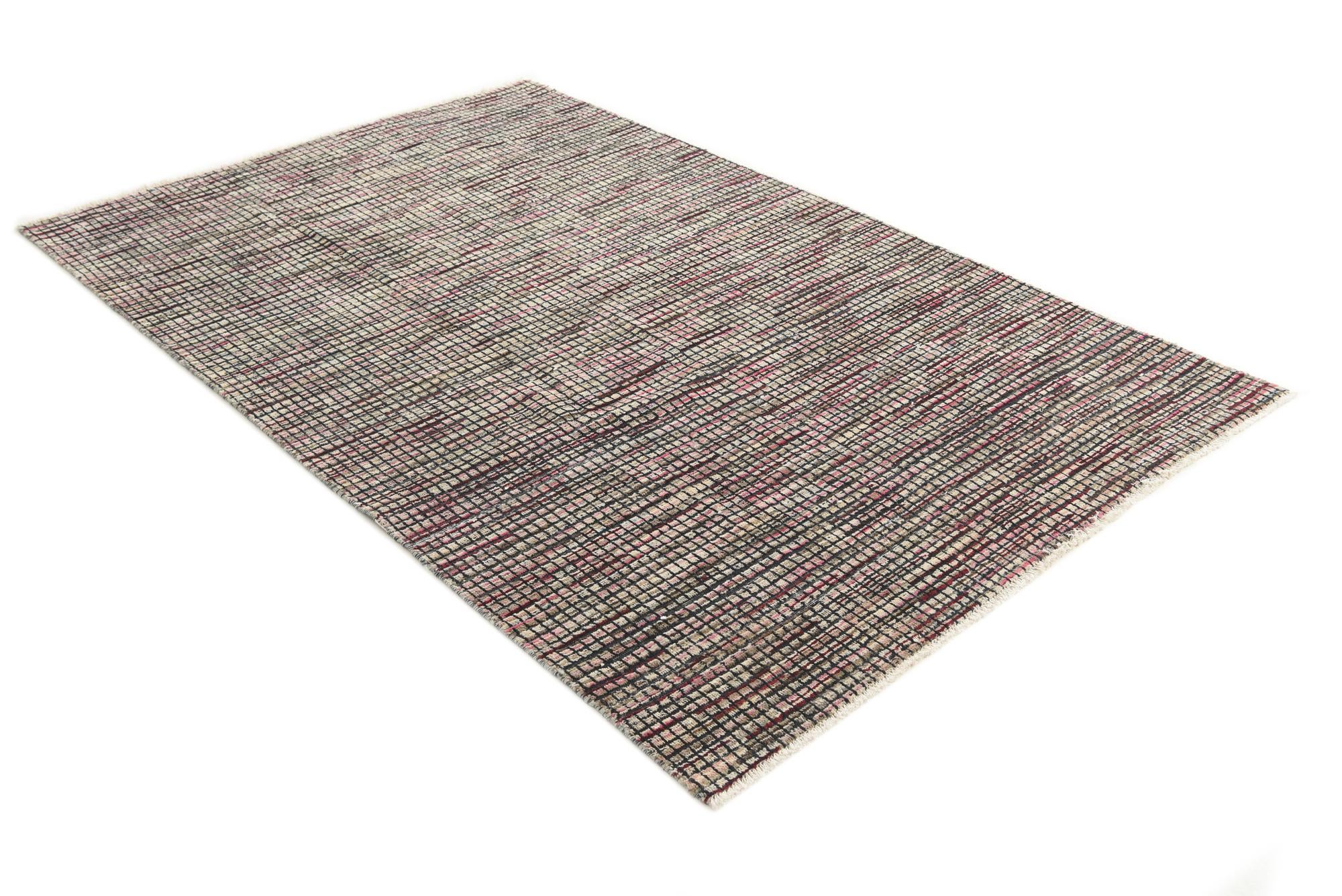 5' 5 x 8' 3 Hand Knotted Darya Wool Rug