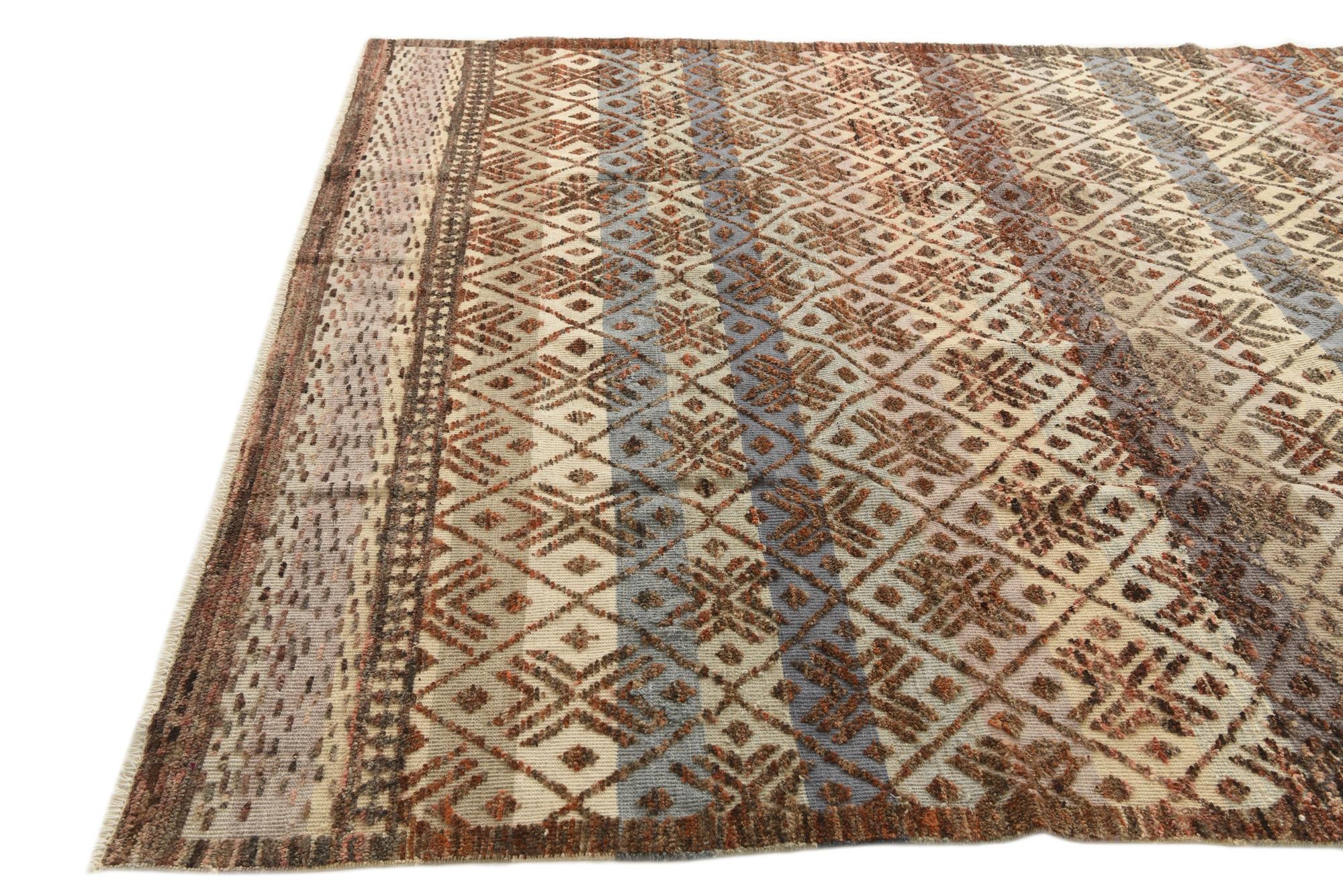 9' x 12' 2 Hand Knotted Darya Wool Rug