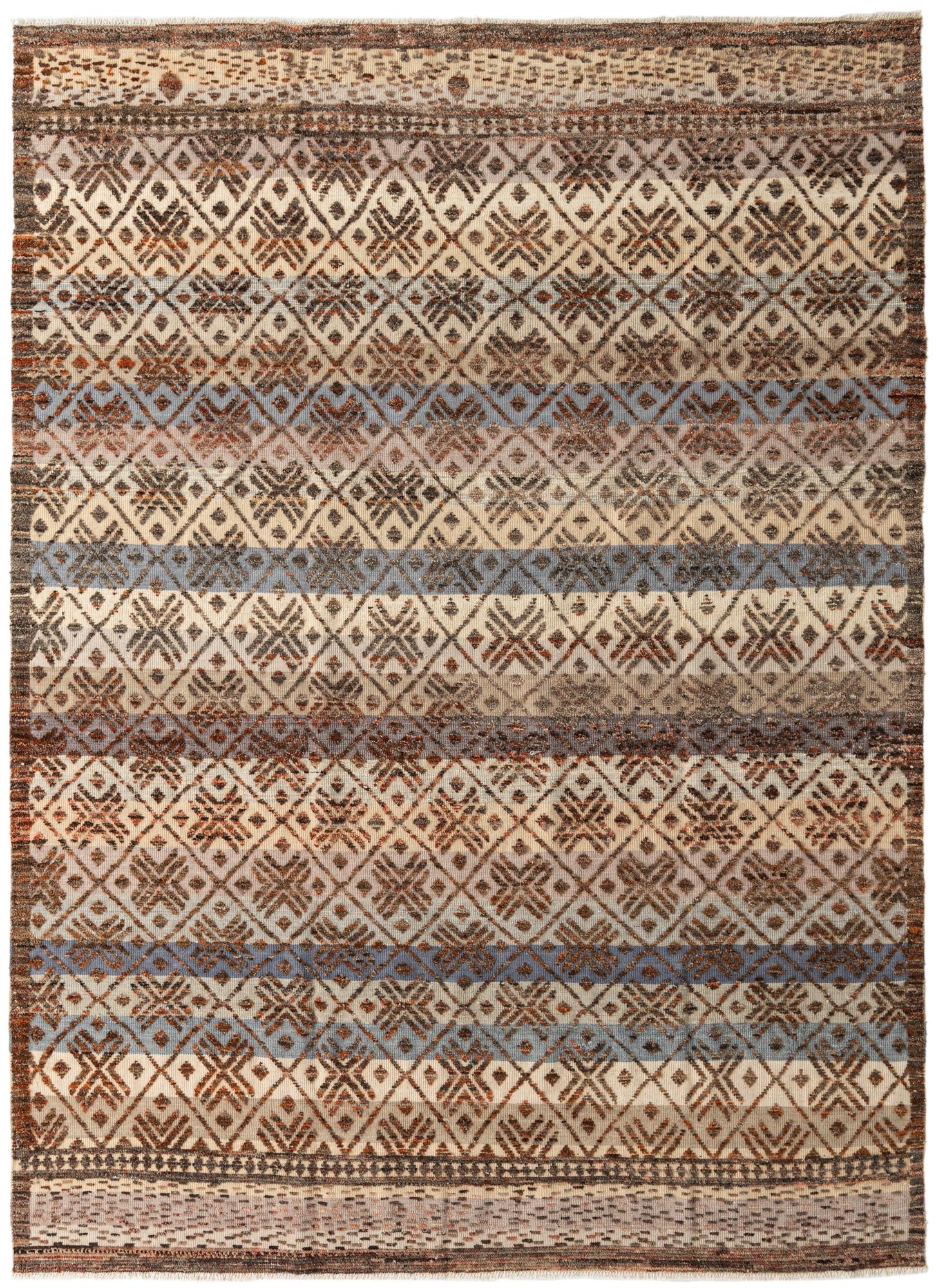 9' x 12' 2 Hand Knotted Darya Wool Rug