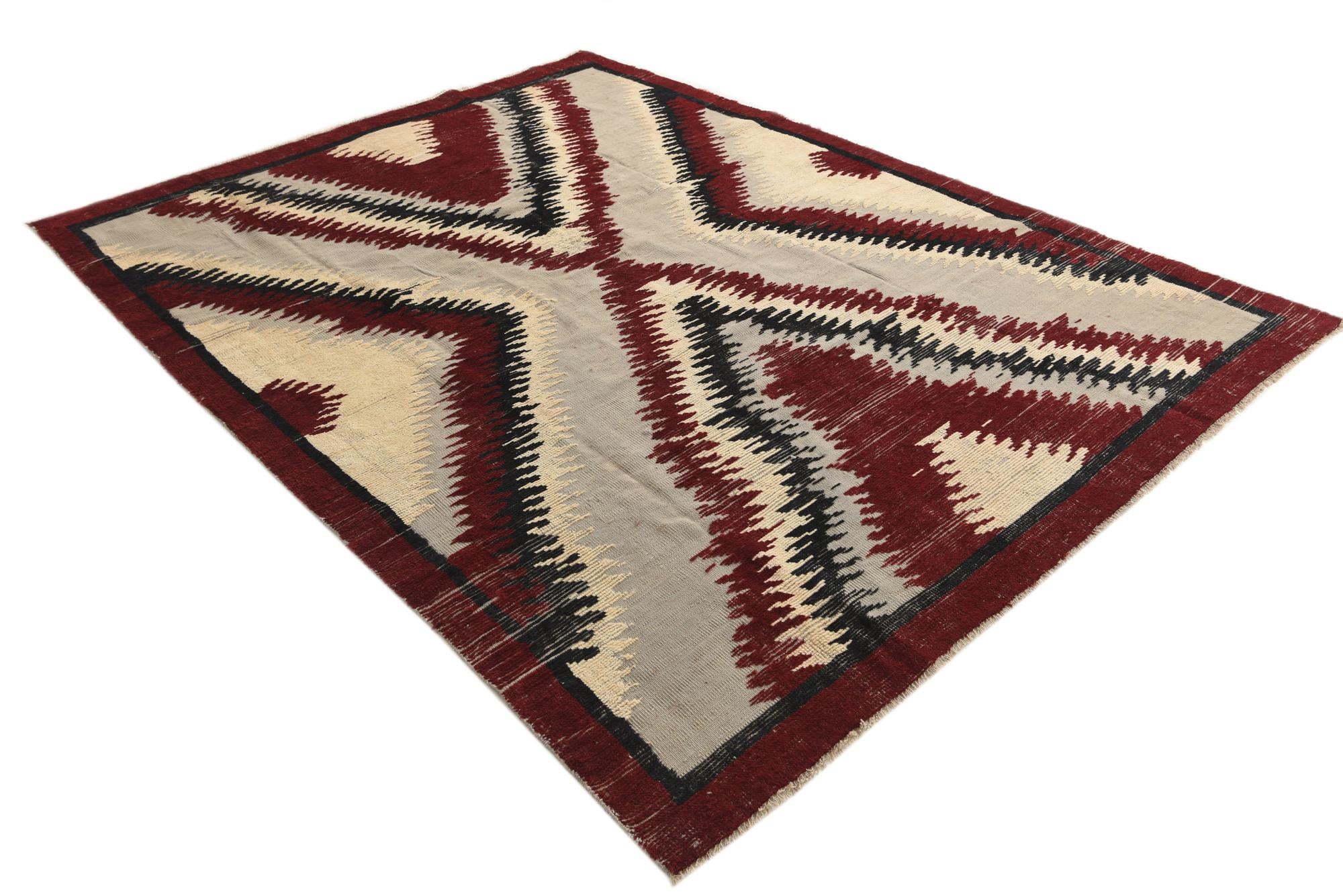 8' x 10' 5 Hand Knotted Darya Wool Rug