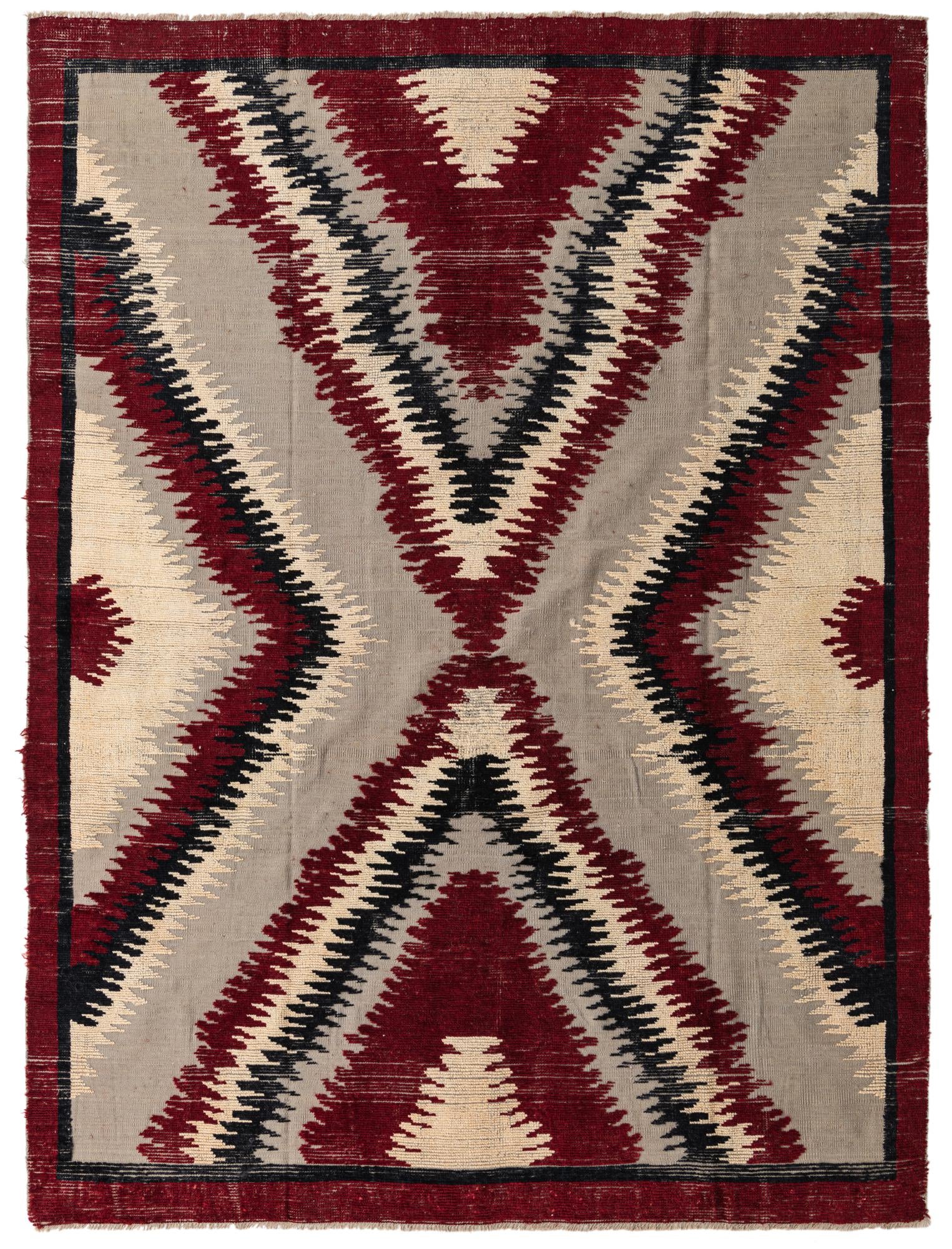 8' x 10' 5 Hand Knotted Darya Wool Rug
