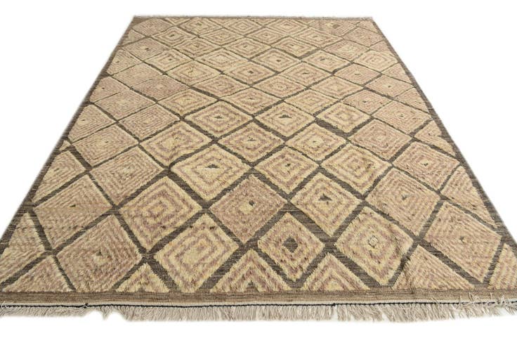 Detail image of 8' 3 x 10' 5 Hand Knotted Darya Wool Rug