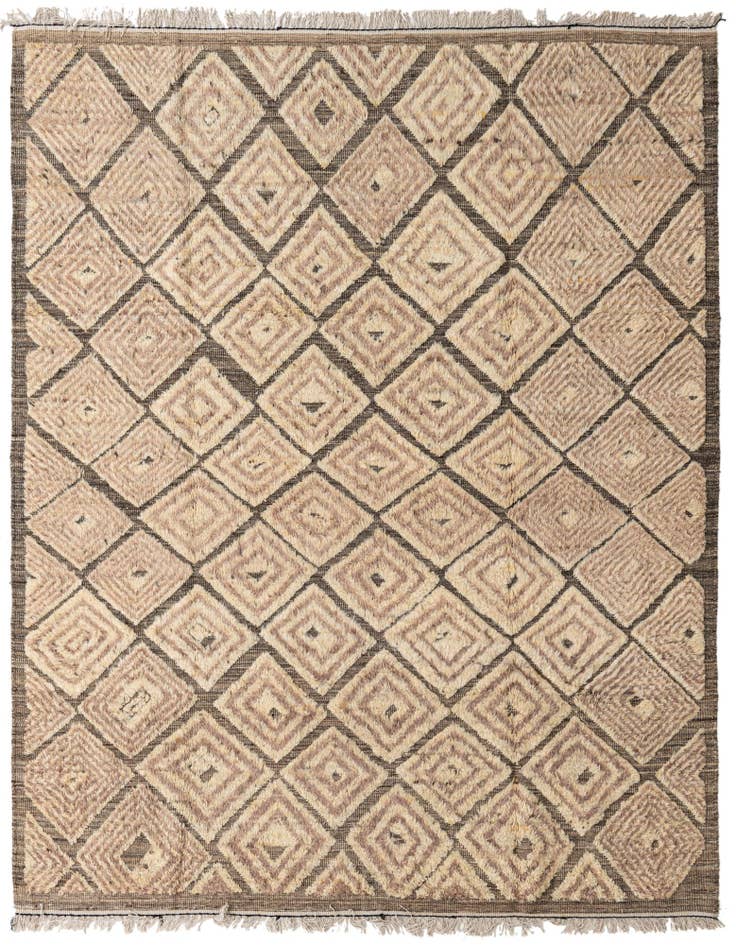 Detail image of 8' 3 x 10' 5 Hand Knotted Darya Wool Rug