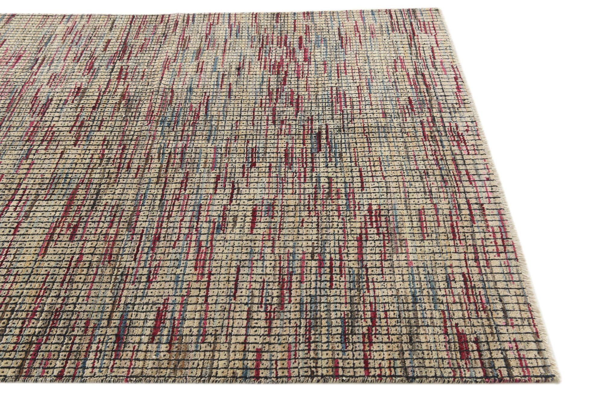 5' 6 x 8' 1 Hand Knotted Darya Wool Rug