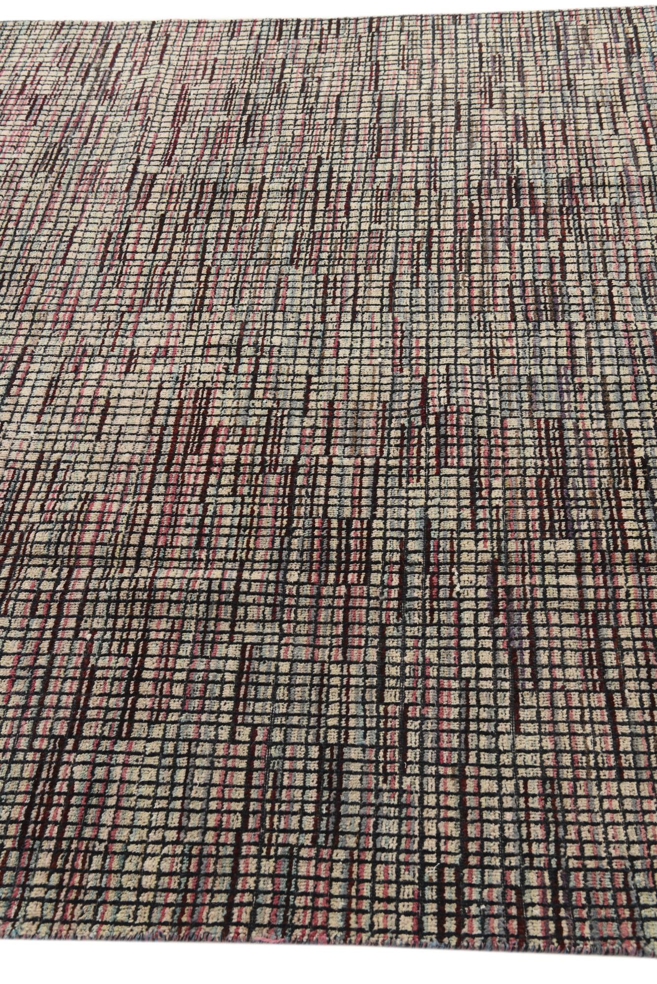 6' 5 x 10' 3 Hand Knotted Darya Wool Rug