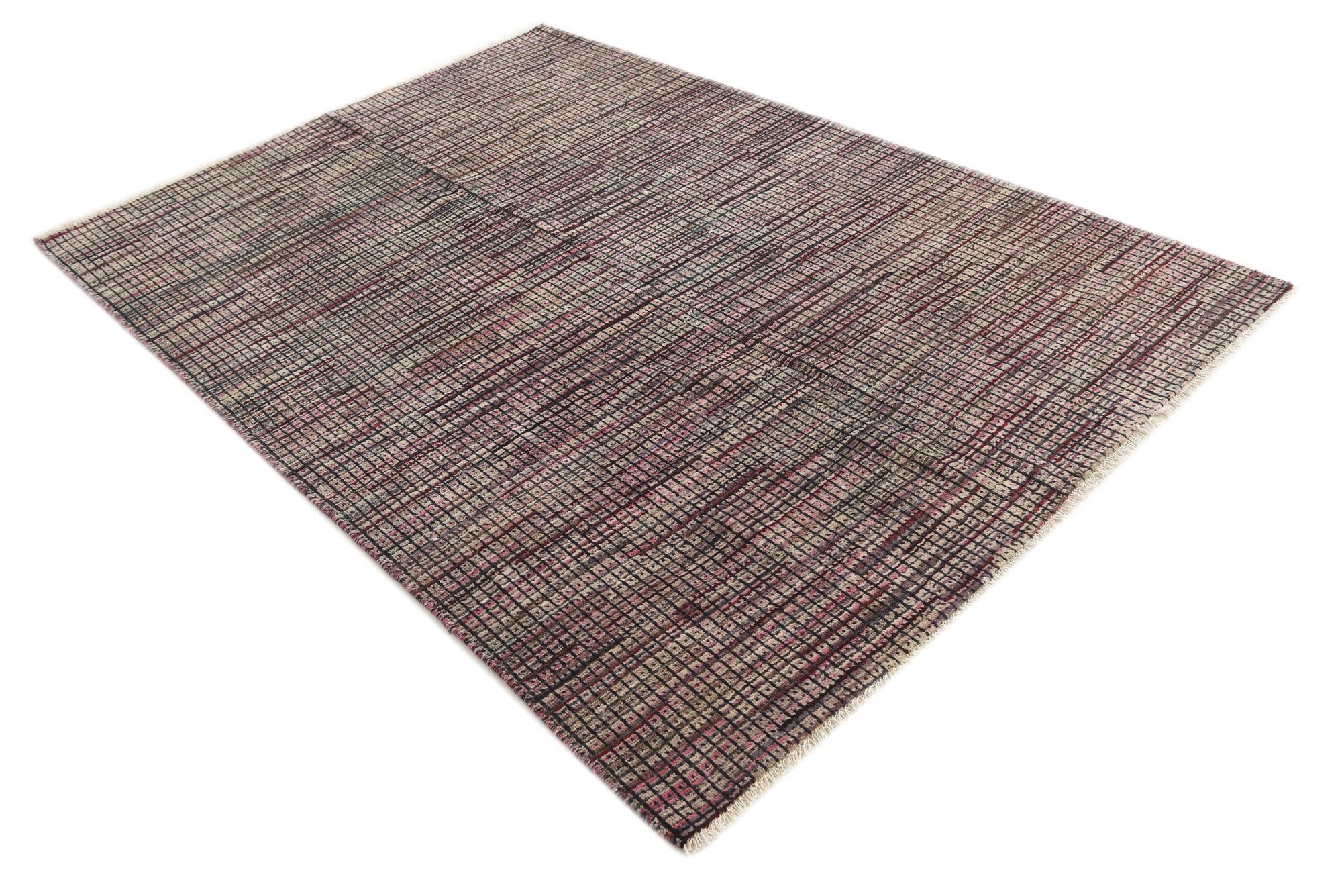 5' 6 x 7' 9 Hand Knotted Darya Wool Rug
