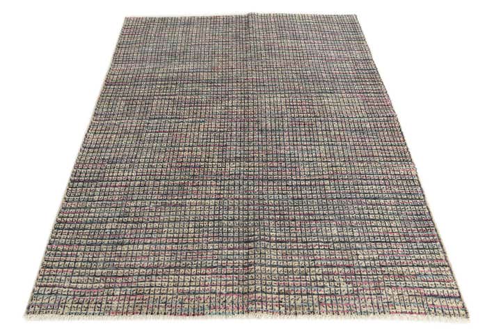 4' 9 x 6' 3 Hand Knotted Darya Wool Rug