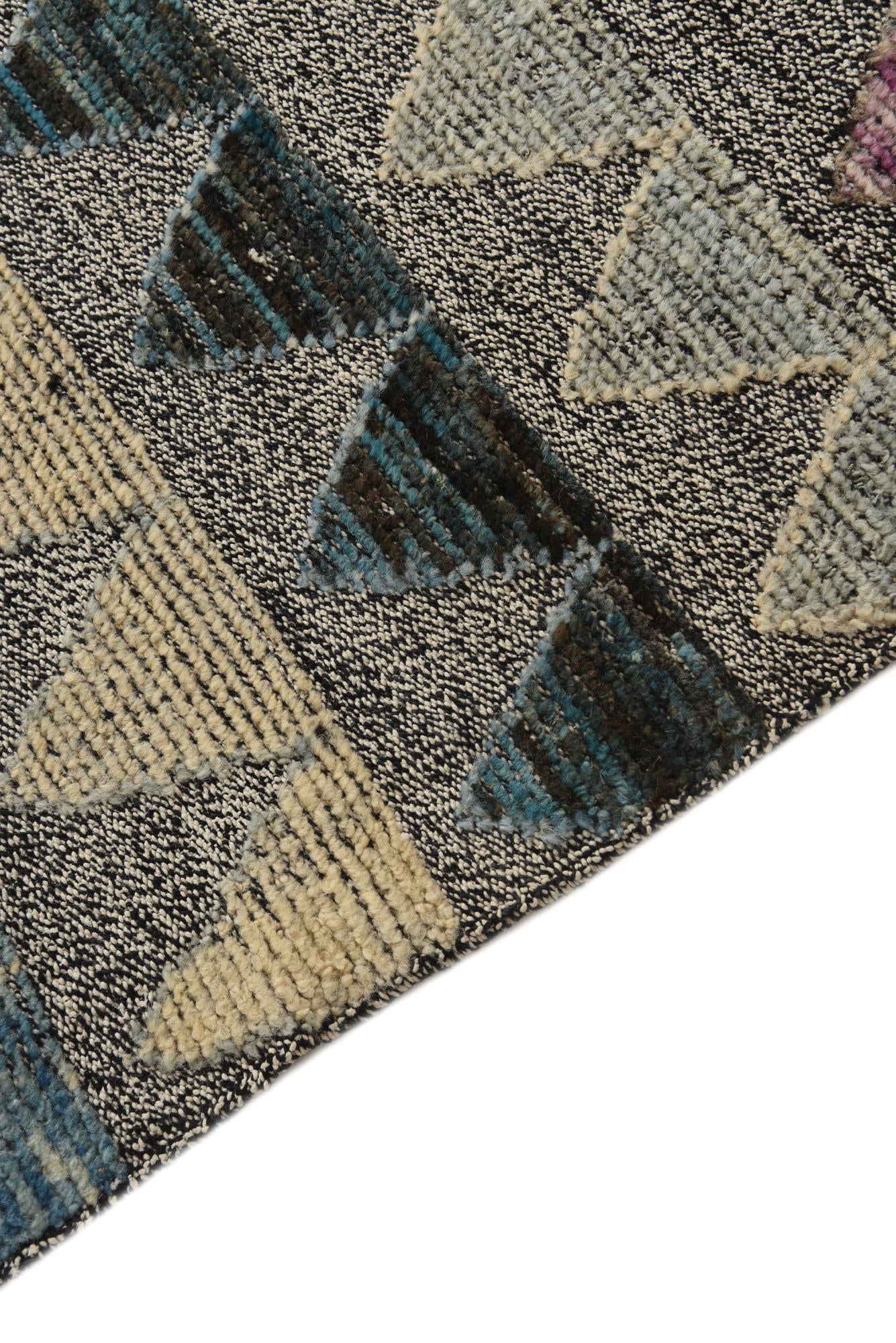 6' 6 x 9' 8 Hand Knotted Darya Wool Rug