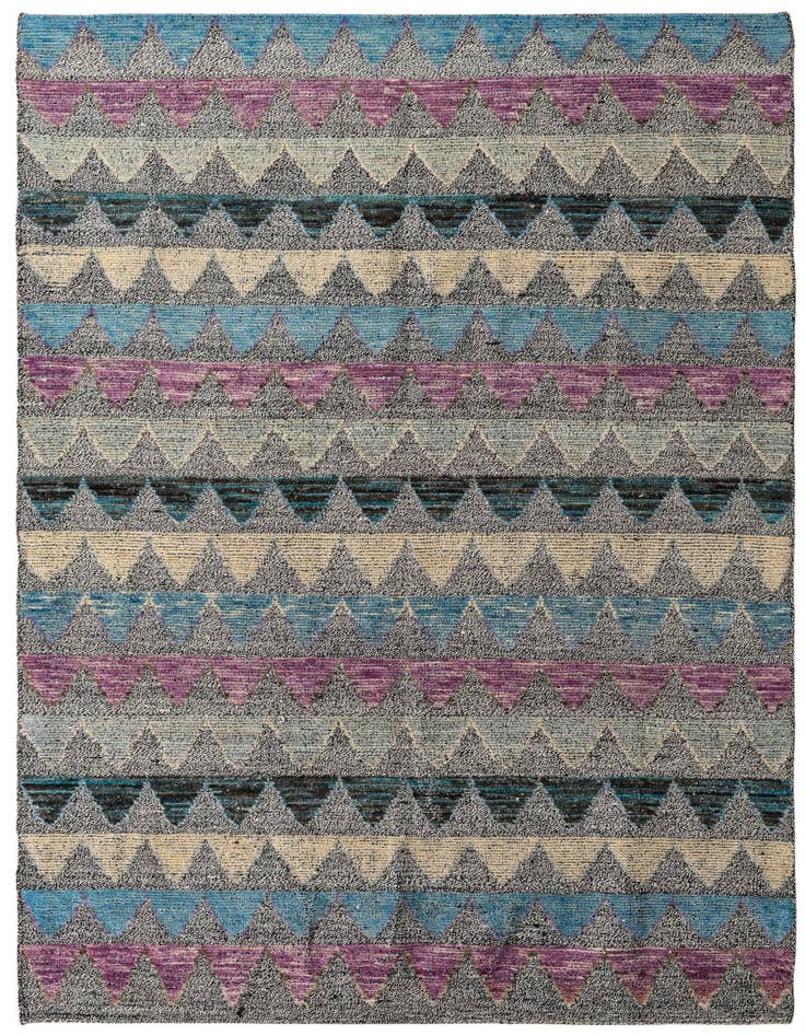 Detail image of 6' 6 x 9' 8 Hand Knotted Darya Wool Rug