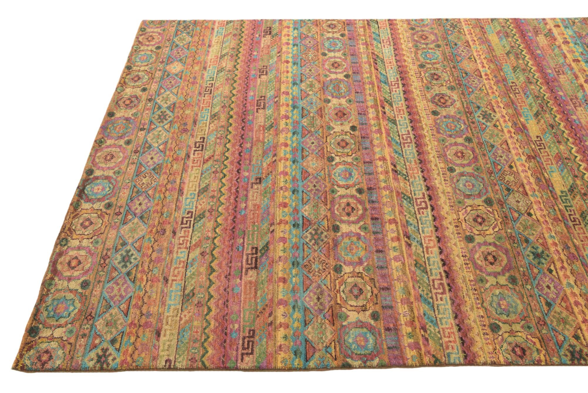 5' 6 x 8' 1 Hand Knotted Darya Oriental Wool Rug