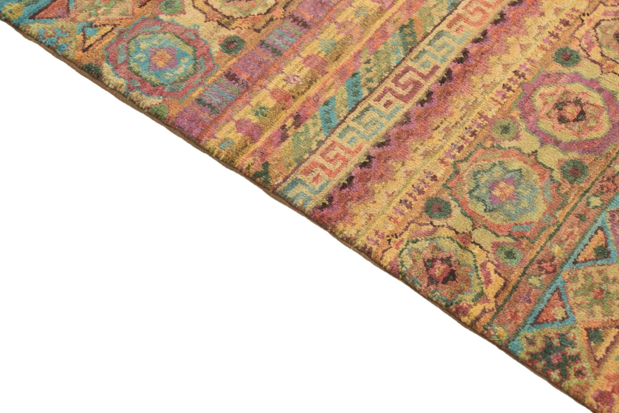 5' 6 x 8' 1 Hand Knotted Darya Oriental Wool Rug