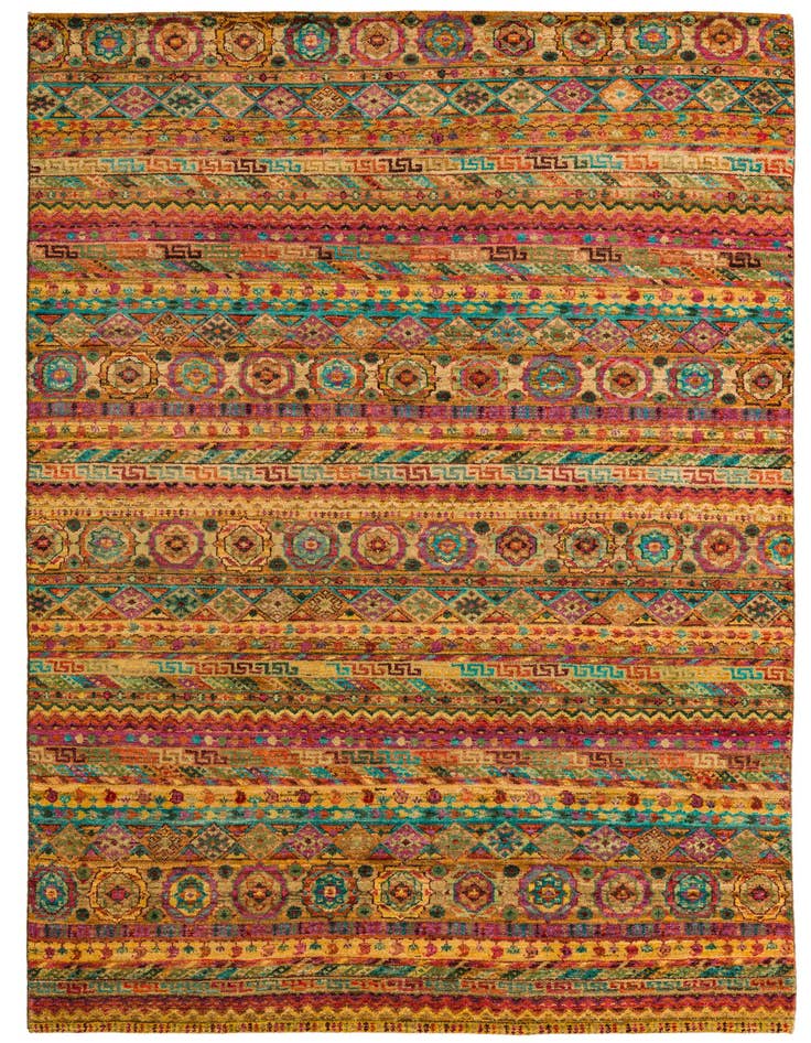Detail image of 5' 6 x 8' 1 Hand Knotted Darya Oriental Wool Rug