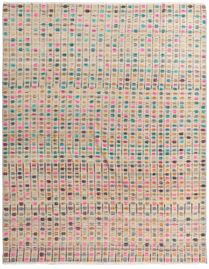 Detail image of 9' 1 x 11' 11 Hand Knotted Darya Wool Rug