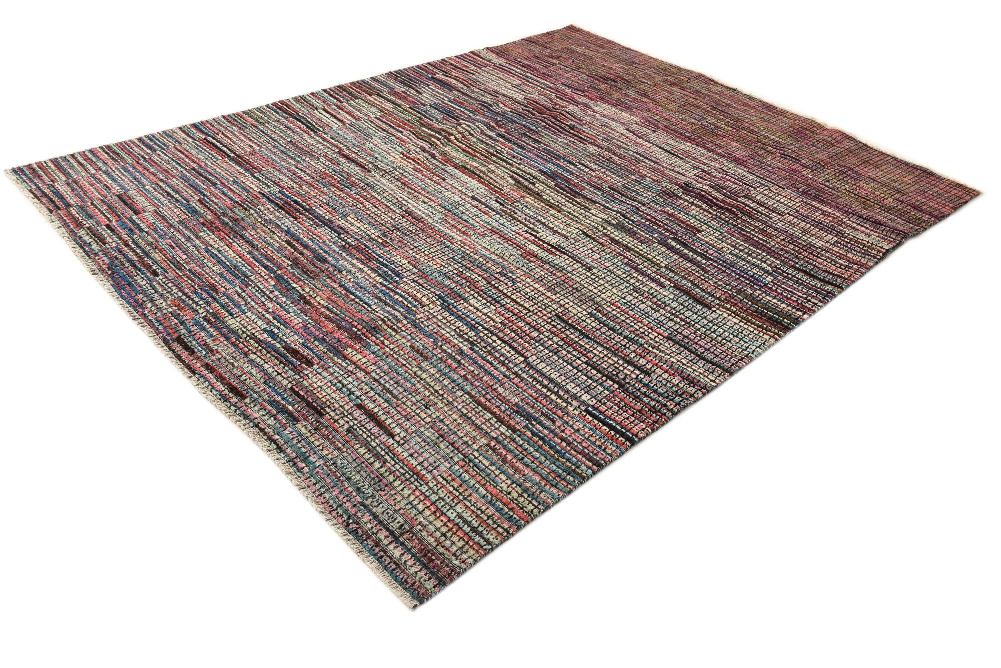 7' 8 x 10' Hand Knotted Darya Wool Rug