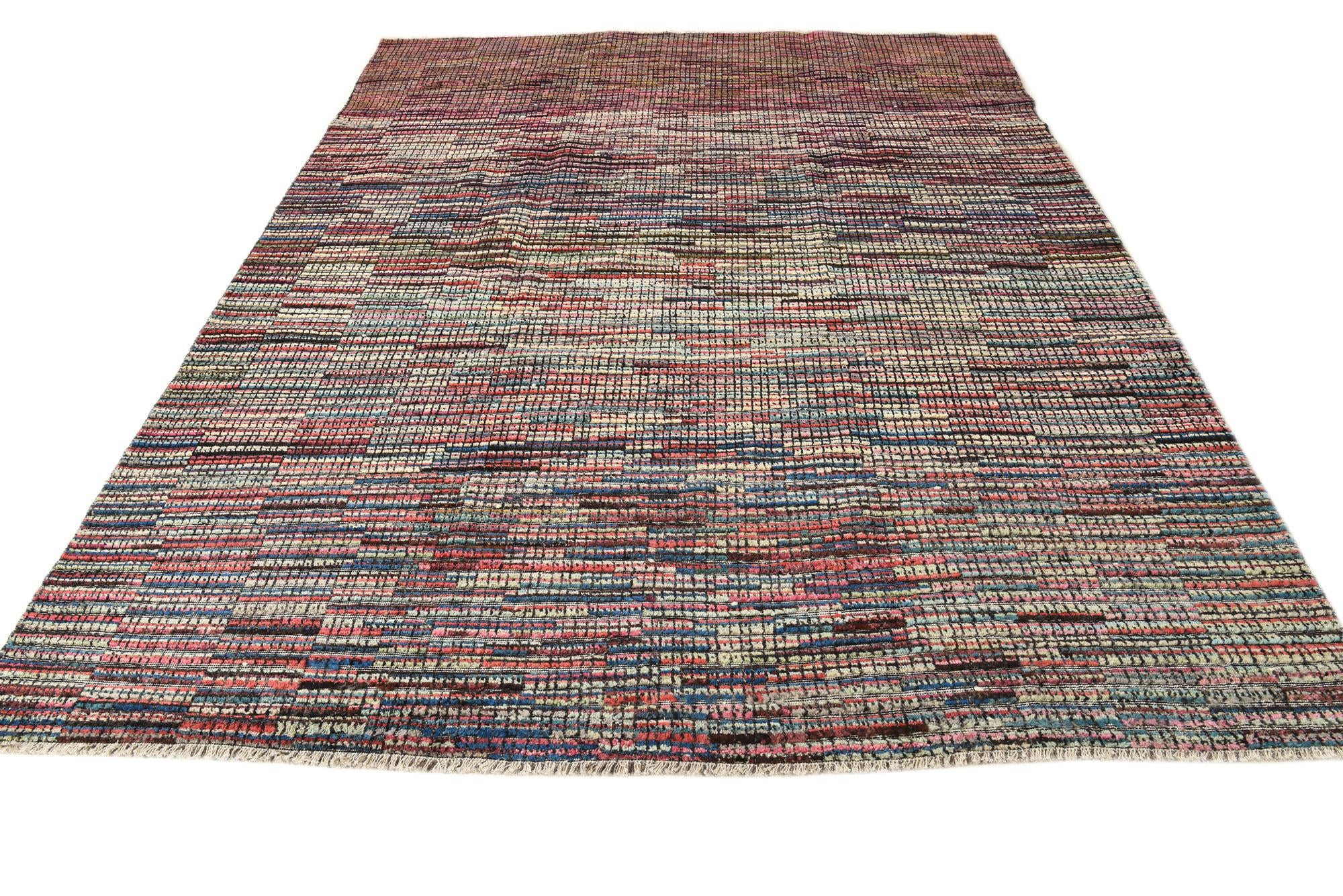 7' 8 x 10' Hand Knotted Darya Wool Rug