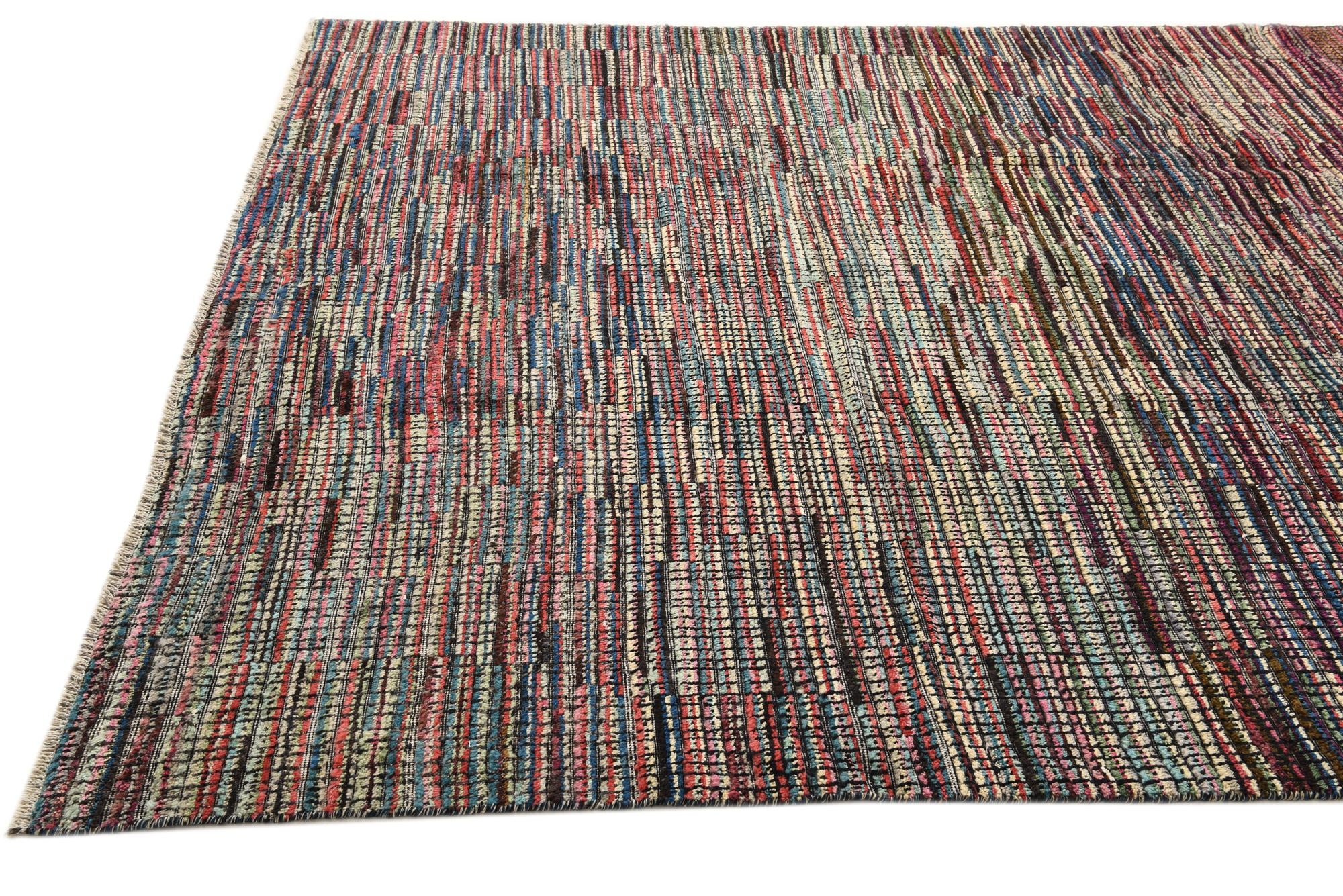 7' 8 x 10' Hand Knotted Darya Wool Rug