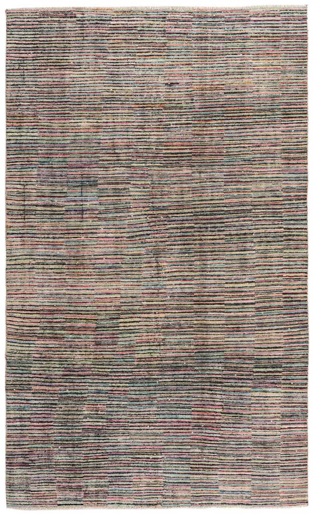 6' x 10' 3 Hand Knotted Darya Wool Rug