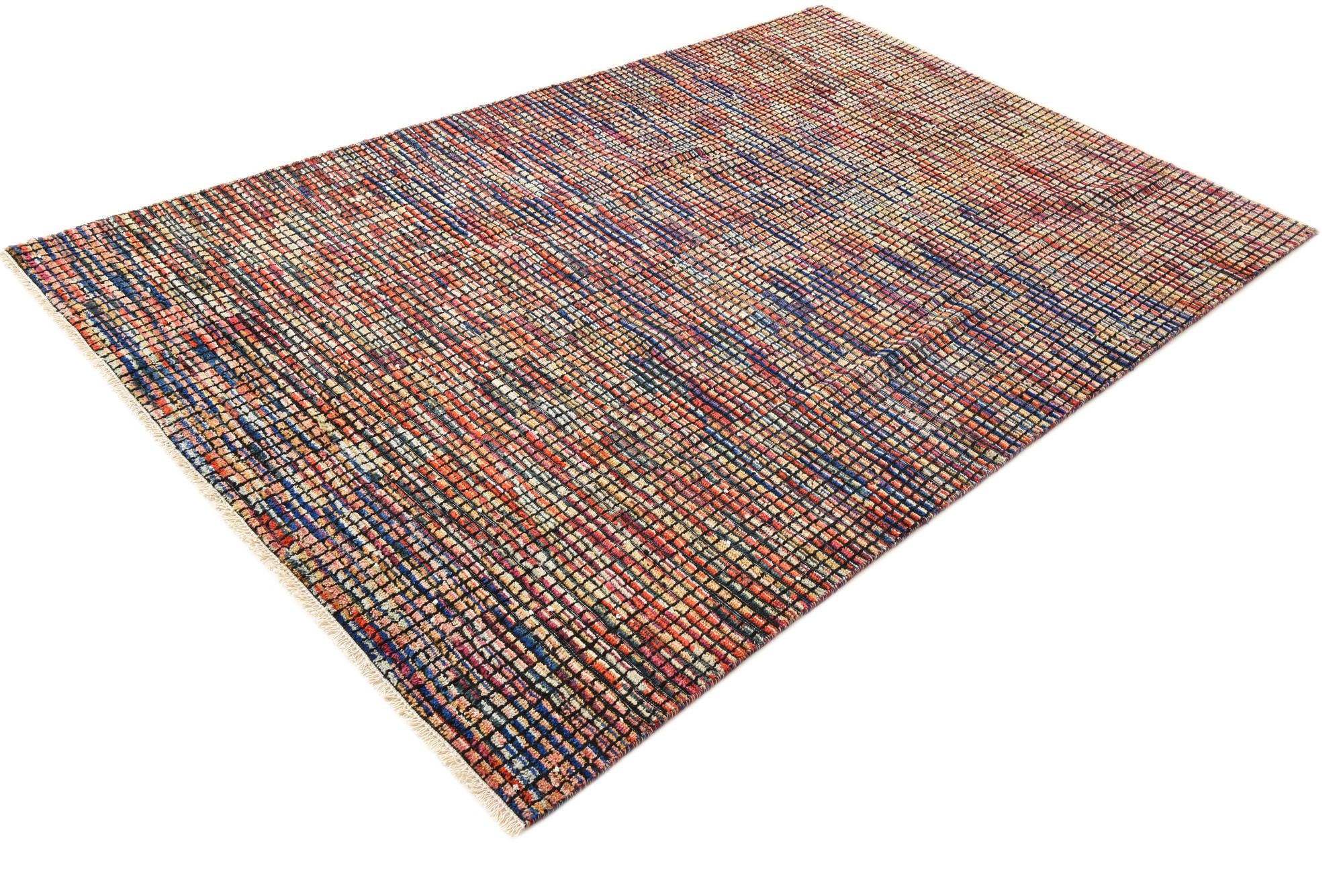 5' 9 x 9' Hand Knotted Darya Wool Rug