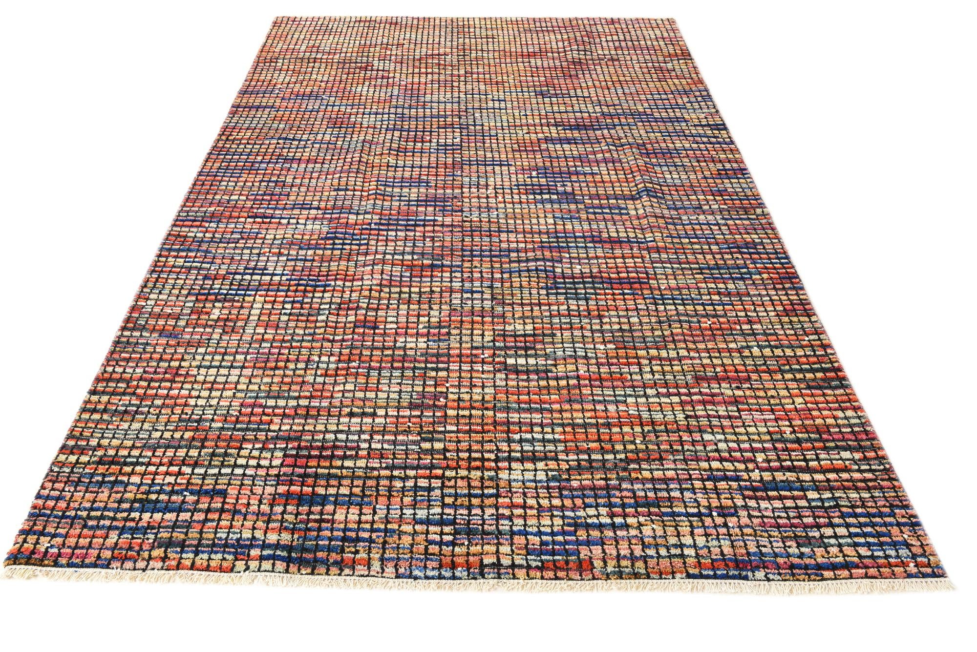 5' 9 x 9' Hand Knotted Darya Wool Rug