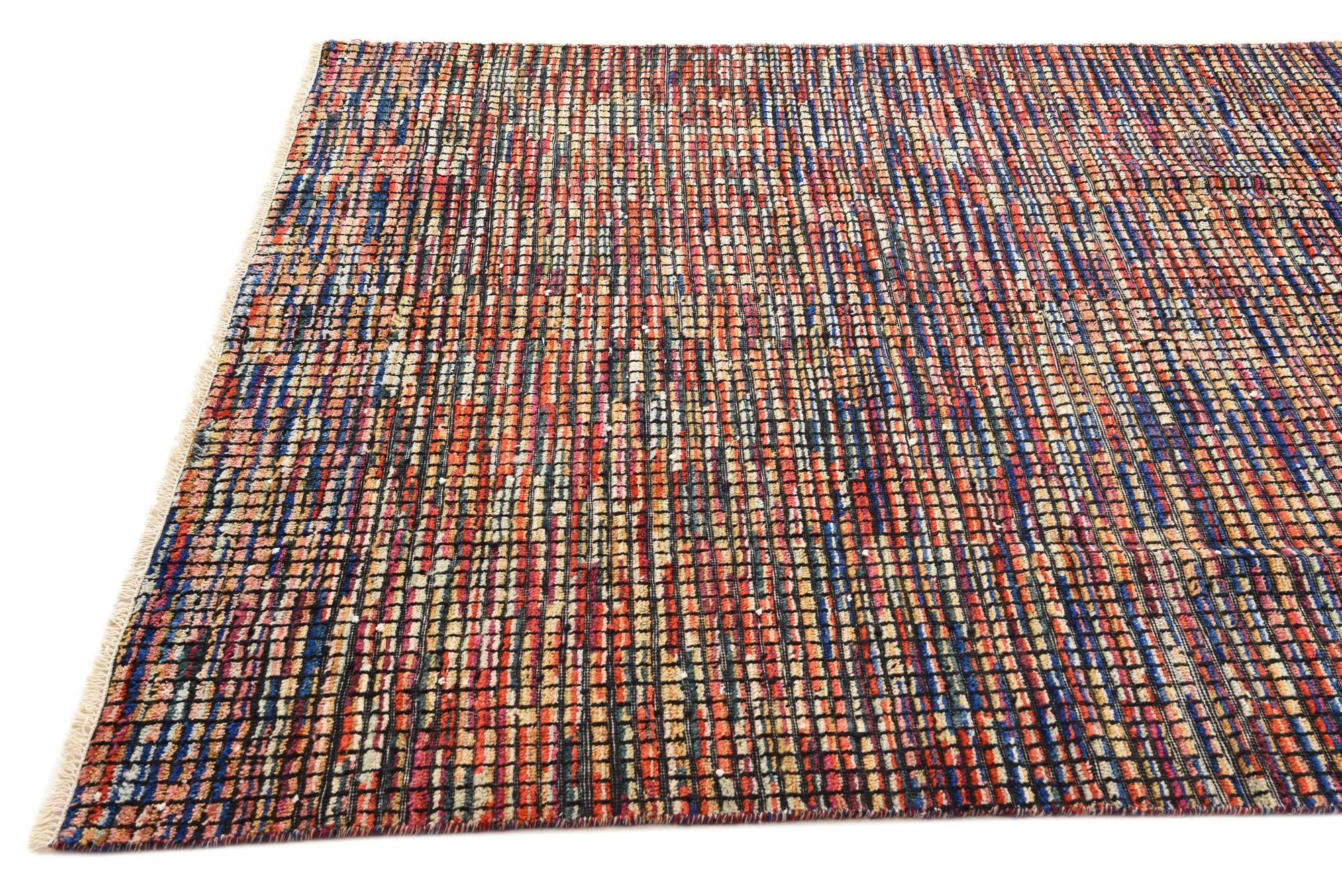 5' 9 x 9' Hand Knotted Darya Wool Rug
